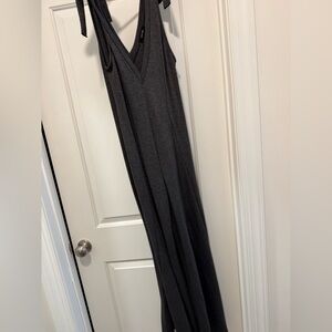 NanaMacs Charcoal Maxi Dress